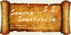 Sandra Samardžija vizit kartica